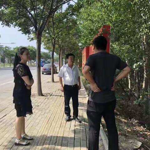 开发区党工委委员，管委会副主任李海波现场检查整改落实情况