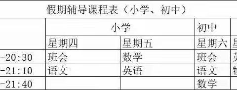 假期课业辅导，我们一直在路上——二十四团中学七年级组假期线上课业辅导纪实