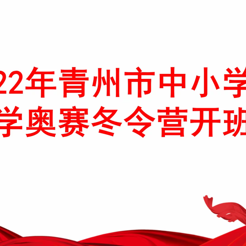 奥赛编程来筑梦  师生成长创未来——青州市2022年中小学生信息学奥赛冬令营在我校开展