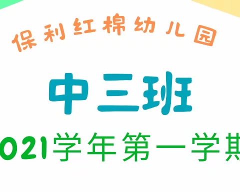 2021学年第一学期保利红棉幼儿园—中三班期末汇报