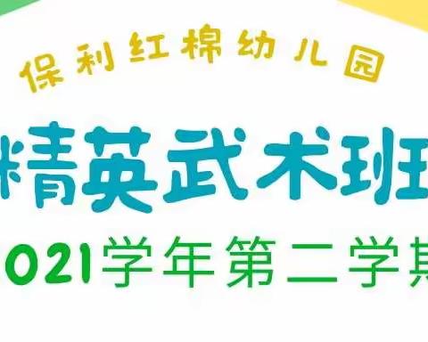 2021学年第二学期保利红棉幼儿园—武术精英班期末汇报