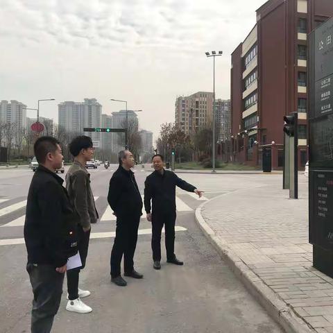 市民政局督导检查曲江新区迎十四运道路路牌工作