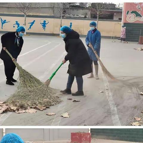 全体教师齐上阵，洁净校园迎新貌-高堤乡第八小学卫生大扫除