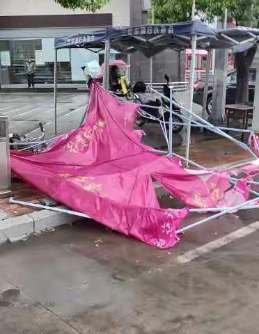 暴雨过后忙排查  数字城管在行动