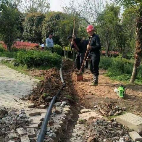 【学党史 办实事 解难题】县城管局照明中心及时抢修公园照明设施 保障群众正常游园