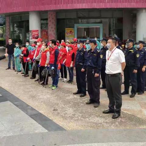 尚景社区“清洁家园”第6站——“疫”起行动，“义”无反顾，守护公共环境卫生