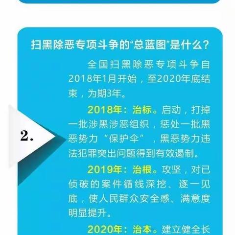 八一幼儿园 扫黑除恶 知识课堂