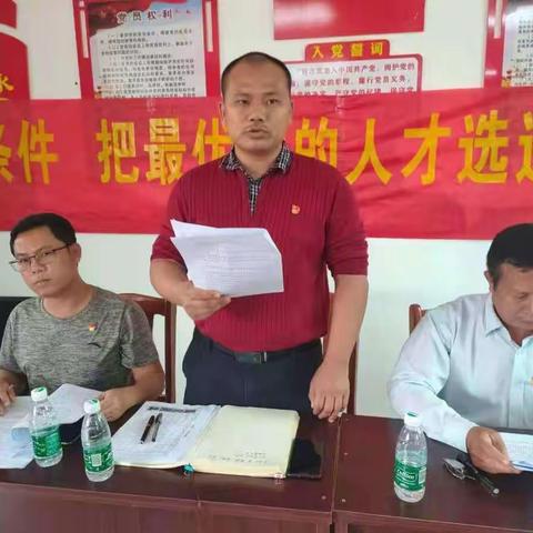 光田村顺利完成“两委”任期考核暨党员群众推荐大会