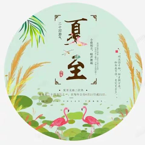 「菊幼动态」——“夏至已至，消夏避伏”保定市菊胡同幼儿园夏至节气活动