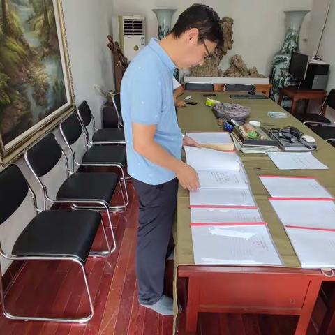 区应急局对山东大方堂红木家具有限公司等开展复查