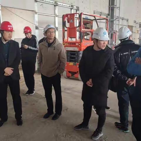 区应急局到山东龙山国际创新城展厅项目检查