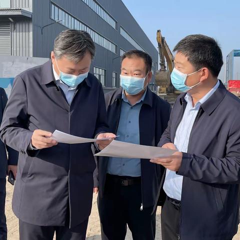 王献超区长带队调研工业项目建设情况