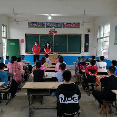 落实防疫演练 共筑健康校园——周党镇长安小学秋季开学防疫演练