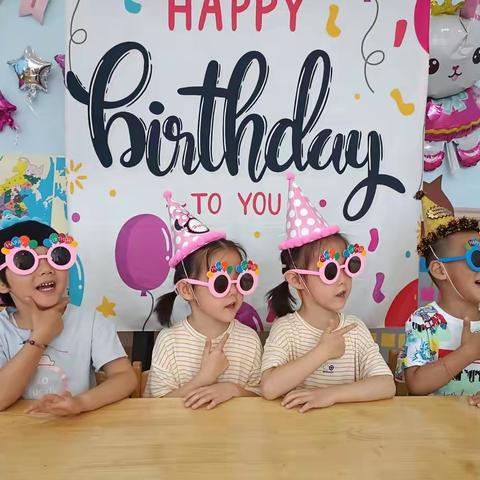 “小party，大幸福”——智慧树幼儿园蒙朵朵班集体生日会🎂