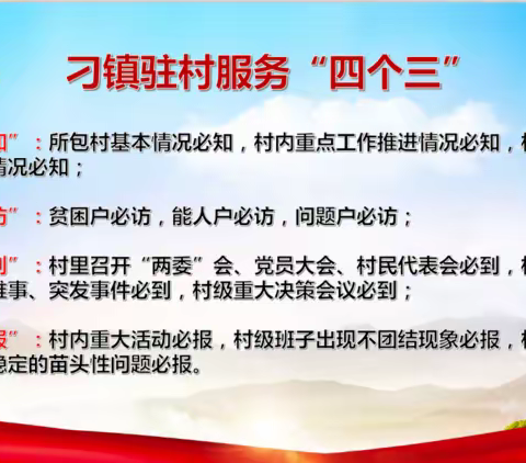 深化干部驻村服务，助力社会治理发展--刁镇街道开展“周末之约”干部驻村服务活动