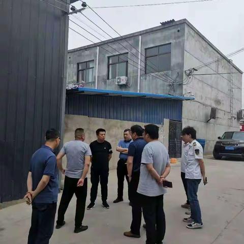 区发改委参加疑似“散乱污”企业联合现场认定工作