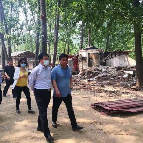 市生态环境局局长刘建宏到水稻乡对黄河流域专项执法行动污染源排查工作进行核查