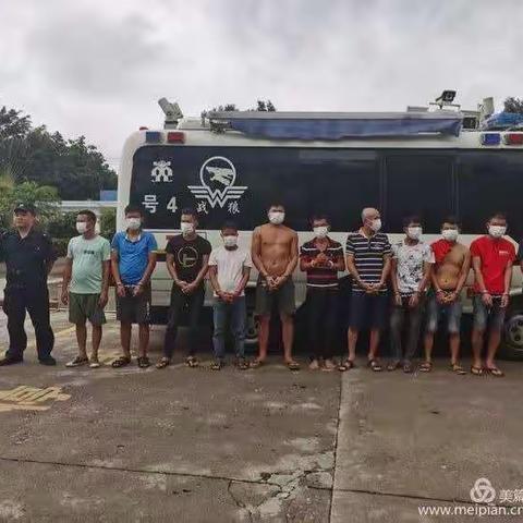 陵水县公安局快拳重拳依法查处一处非法采砂点