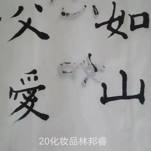 20G5化妆品书法作业15