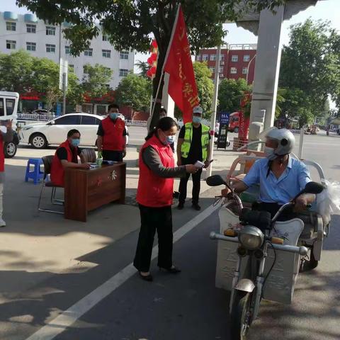 姜营街道龙王庙社区“抗疫一线   我们在行动”主题党日活动