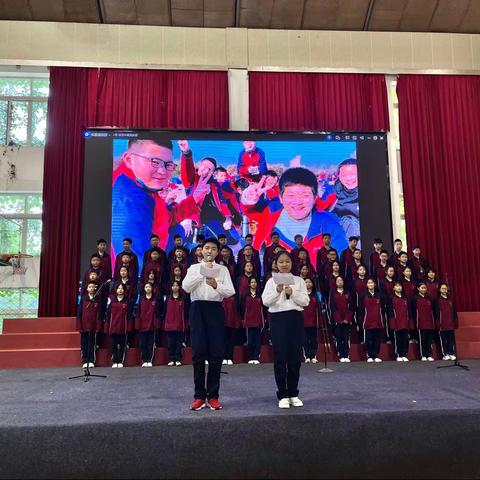 “五四精神传薪火，青春飞扬红五月”—﻿泗阳实验初中初一1部大合唱比赛