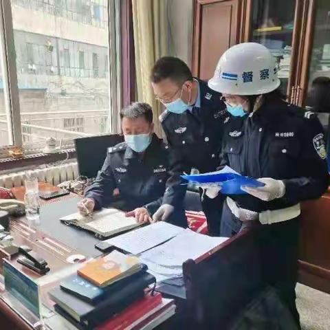 府谷县公安局警务督察大队持续开展疫情防控专项督察