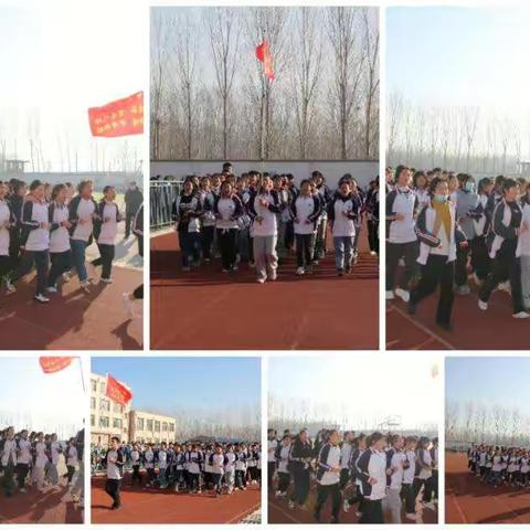 激情比赛  活力青春——大束中学九年级课间操比赛