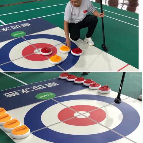 旱地冰壶进校园 冬奥体验在身边