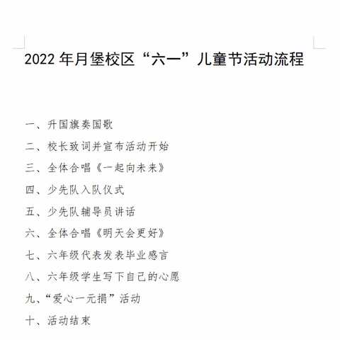 “七彩童年   绽放梦想”——松江联合学校月堡校区2022年庆“六一”活动