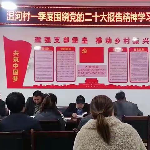 温河村开展“党的二十大精神理论宣讲进万家”新时代文明实践活动
