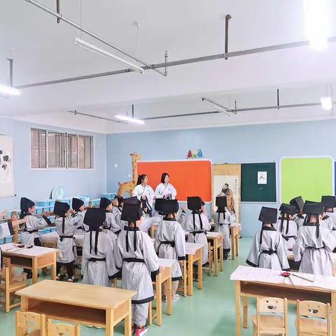 仁泽幼儿园硕果五班开笔礼