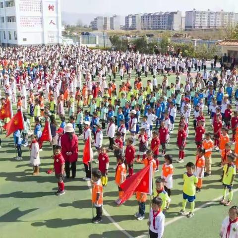 庄家湾小学路队风采