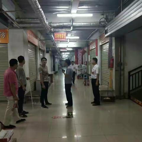 贝斯特综合市场二期进行消防联动检测