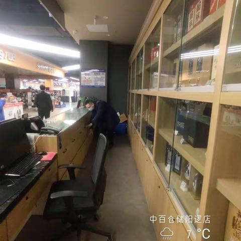 2023.2.10阳逻店防损打烊巡查图片