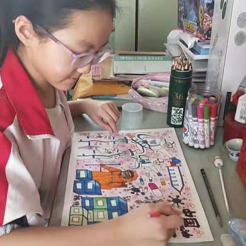 战“疫”有我，童画心声！