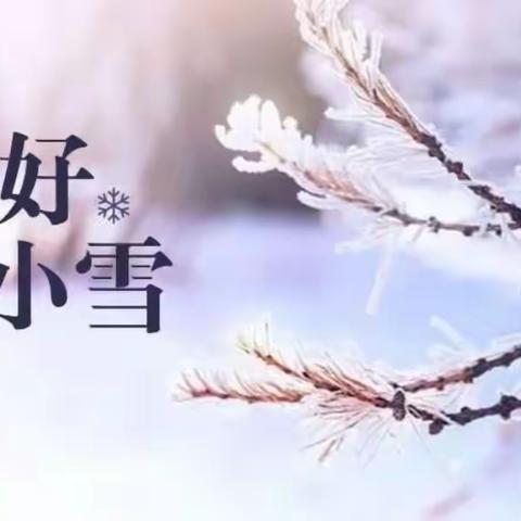 二十四节气——小雪