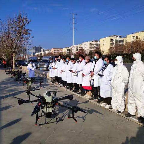 区爱卫办再举消杀新措施  无人机让防疫消杀无死角