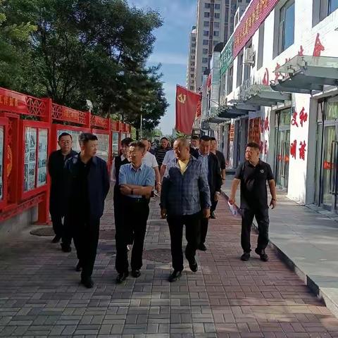 区委常委、组织部部长靳富军深入文瀛湖街道调研抓党建促基层治理能力提升专项行动开展情况