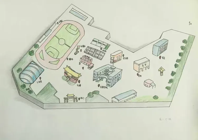 嘉积中学首届"元旦杯"手绘地图大赛评选结果