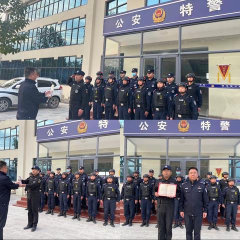 局领导送奖到一线 鼓舞士气暖警心