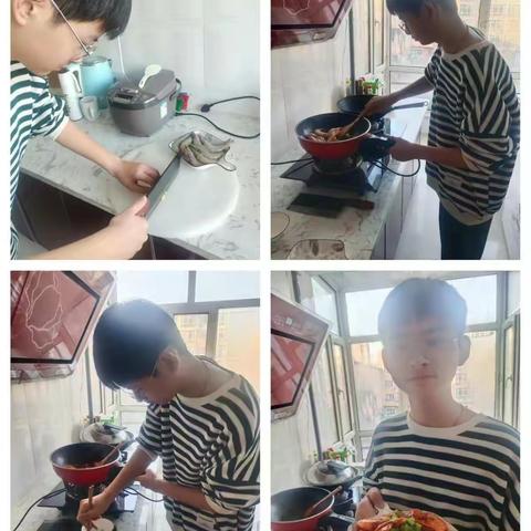 以食促劳 遇见美好 ––––一年三班班寒假德育活动展示