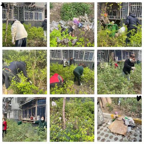 解先锋，党建引领，共同参与｜卫民社区组织志愿者开展“我的社区我的家”环境整治活动