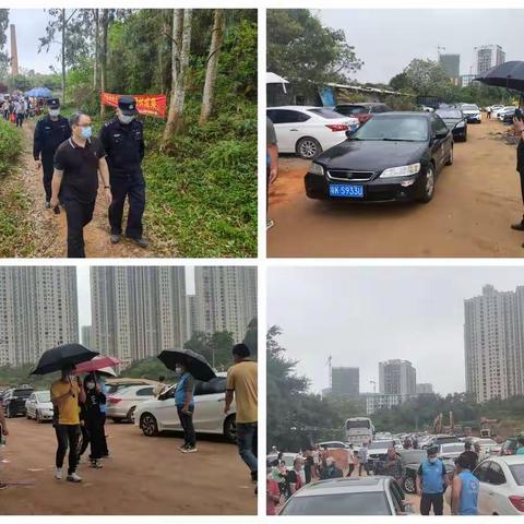 电海街道安乐村网格员戮力同心为“禁燃”工作通宵达旦巡查