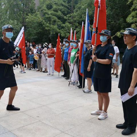 重走长征路——蓝天嘉园社区中小学生暑期拉练活动（二）。