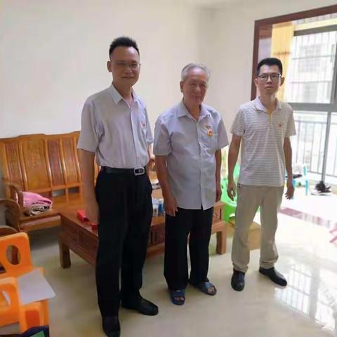 海南东寨港国家级自然保护区管理局开展颁发“光荣在党50年”纪念章暨“七一”走访慰问退休党员活动