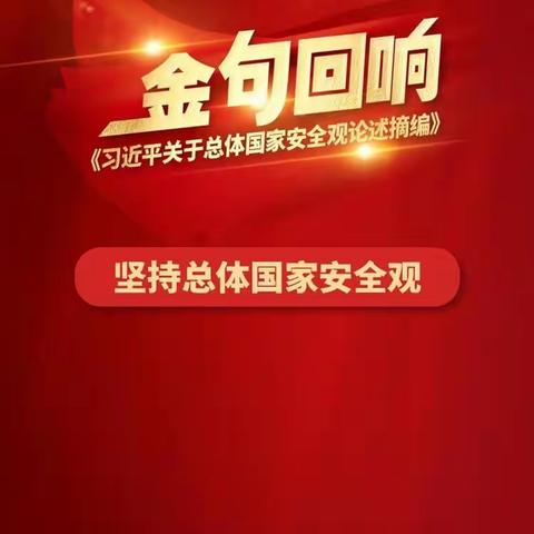 《习近平关于总体国家安全观论述摘编》：坚持总体国家安全观