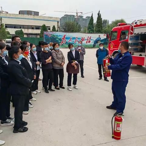 魏县组织开展火灾扑救应急逃生演练