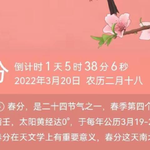 御宫华府幼儿园“春分时间来踏青”主题活动