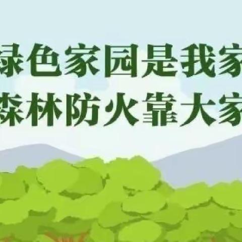 防森林火灾，守绿色家园——记芦洋幼儿园开展森林防火活动