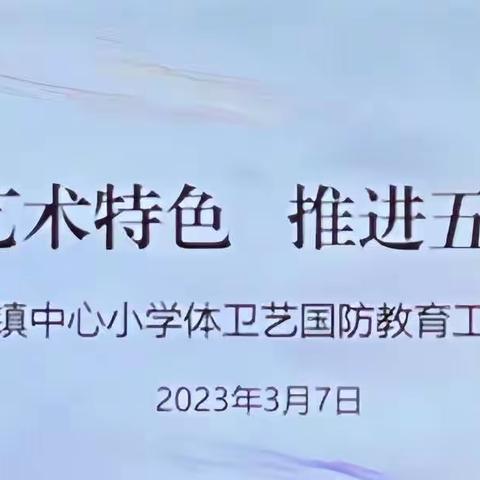 “打造艺术特色 推进五育融合”——泉沟镇中心小学举行体卫艺国防教育推进会